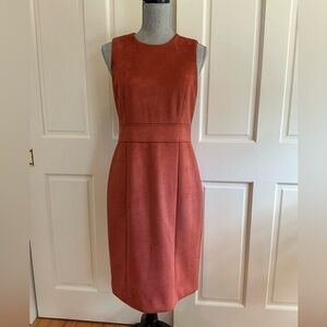 Kasper Rust Midi Sheath Dress/Jacket